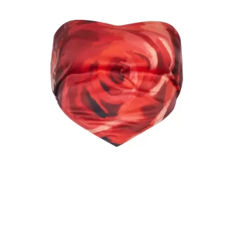 Women Kim Shui Rose Scarf Top