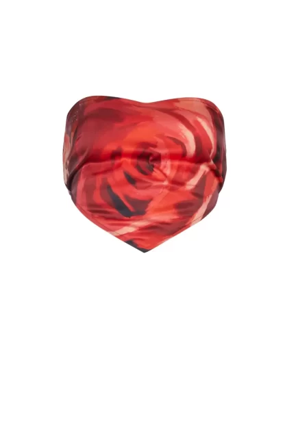 Women Kim Shui Rose Scarf Top