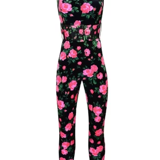 Women Richard Quinn Rouge Halter Belted Jumpsuit