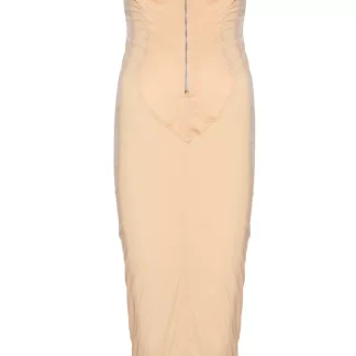 Women Annie's Archive 1990S Jean-Paul Gaultier Iconic "Cone Bust" Blush Peach Corset Dress.