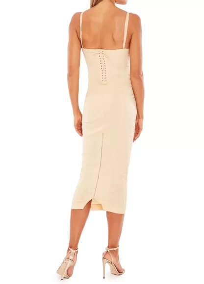 Women Annie's Archive 1990S Jean-Paul Gaultier Iconic "Cone Bust" Blush Peach Corset Dress.