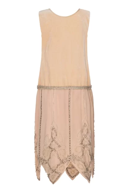 Women Annie's Archive 1920S Velvet Flapper Dress