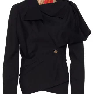 Women Annie's Archive 2000S Vivienne Westwood Red Label Black Wool Jacket