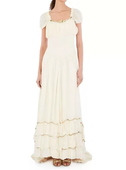 Women Annie's Archive 1940'S Wedding Gown With Rosettes