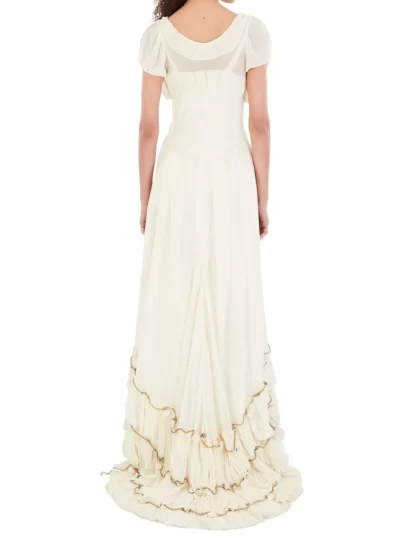 Women Annie's Archive 1940'S Wedding Gown With Rosettes