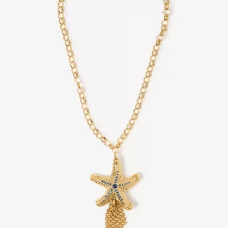 Women Liase Sea Star Necklace