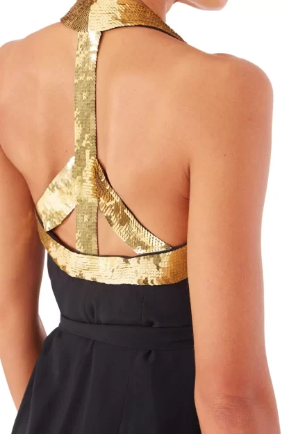 Women Annie's Archive 1994 Spring-Summer Moschino Cocktail Sequin "Peace" Sign Dress.