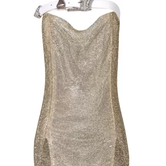 Women Poster Girl Stephanie Mini Dress-Lemon Haze