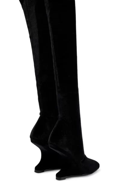 Women Rick Owen's Lilies Strobe Cantilever High Boots