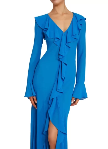 Women De La Vali Tangerine Maxi Dress