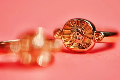 Women Annie's x Jade Jagger Tanit Ring, Gold Vermeil