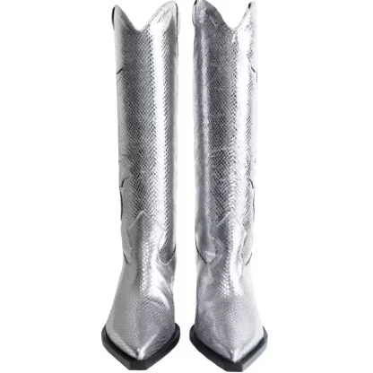 Women Annie's Ibiza x Terry de Havilland The Silver Cowboy Boot