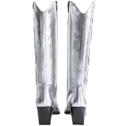 Women Annie's Ibiza x Terry de Havilland The Silver Cowboy Boot