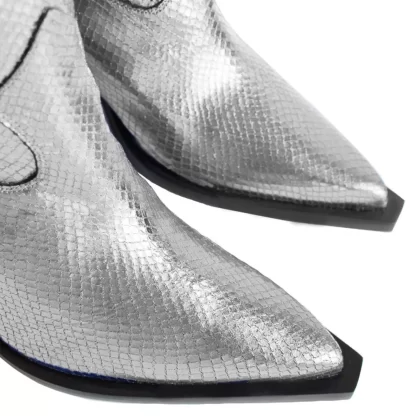 Women Annie's Ibiza x Terry de Havilland The Silver Cowboy Boot