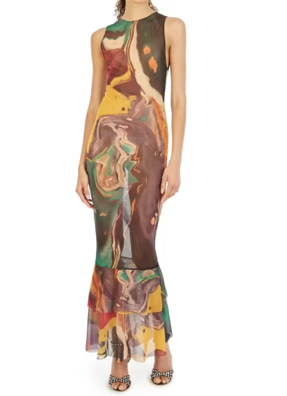 Women Silvia Astore Tish Watercolor Dress