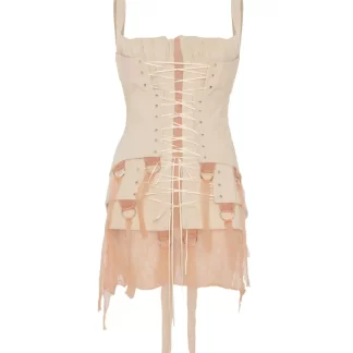 Women Dreaming Eli Triple Ivory Corset Dress