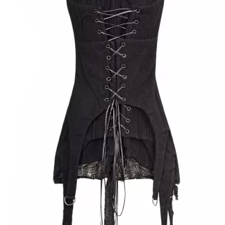 Women Dreaming Eli Triple Ruffle Corset Dress