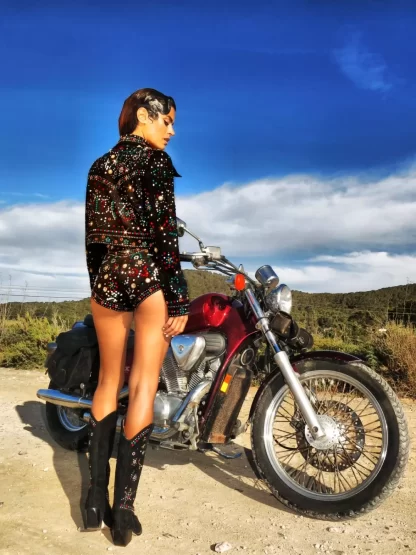Women Annie's Collection Ziggy Black Jacket