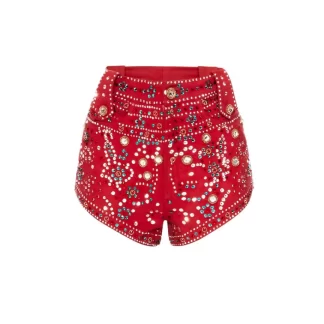 Women Annie's Collection Ziggy Red Shorts