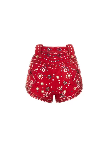Women Annie's Collection Ziggy Red Shorts